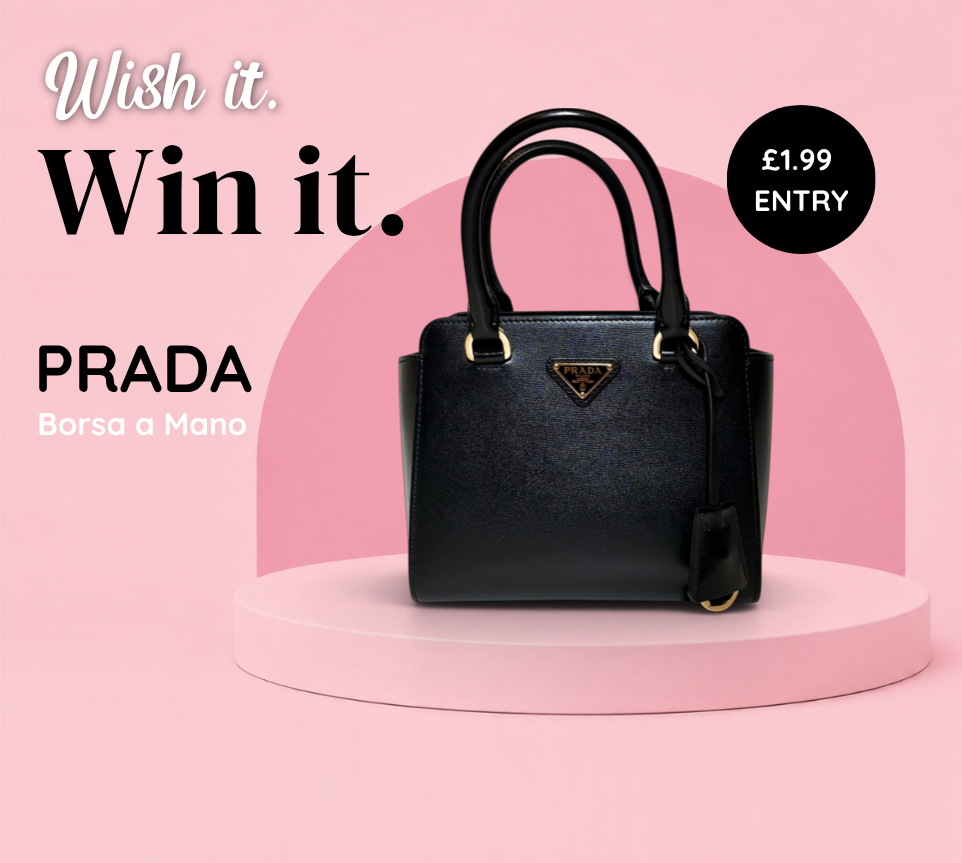 Wish it. Win it. Prada Borsa a Mano. Just £1.99 entry.