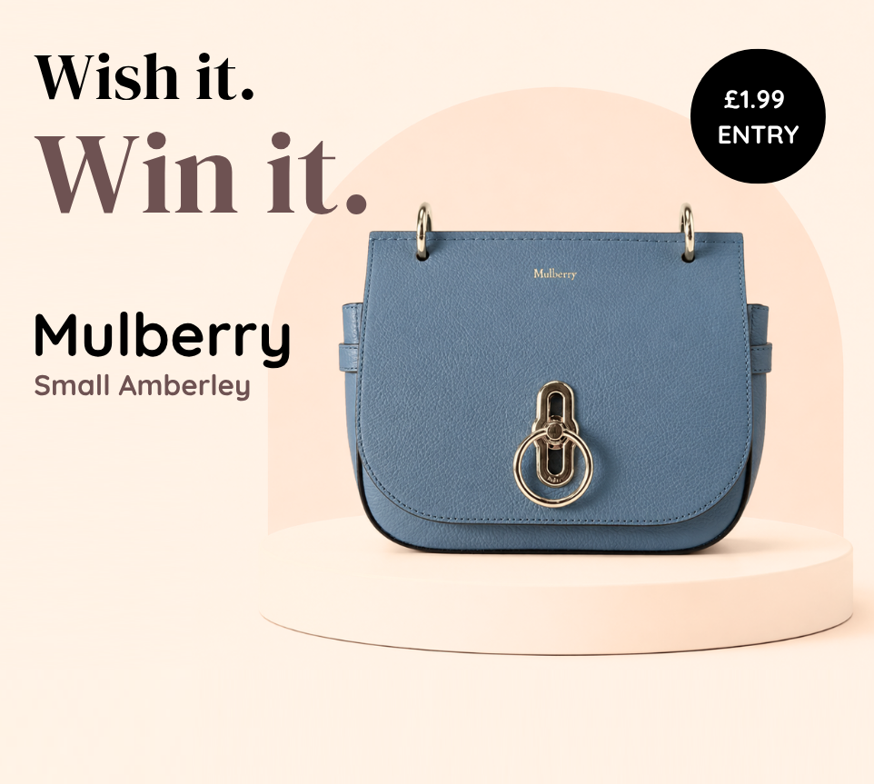 Wish it. Win it. Mulberry Small Amberley. Just £1.99 entry.